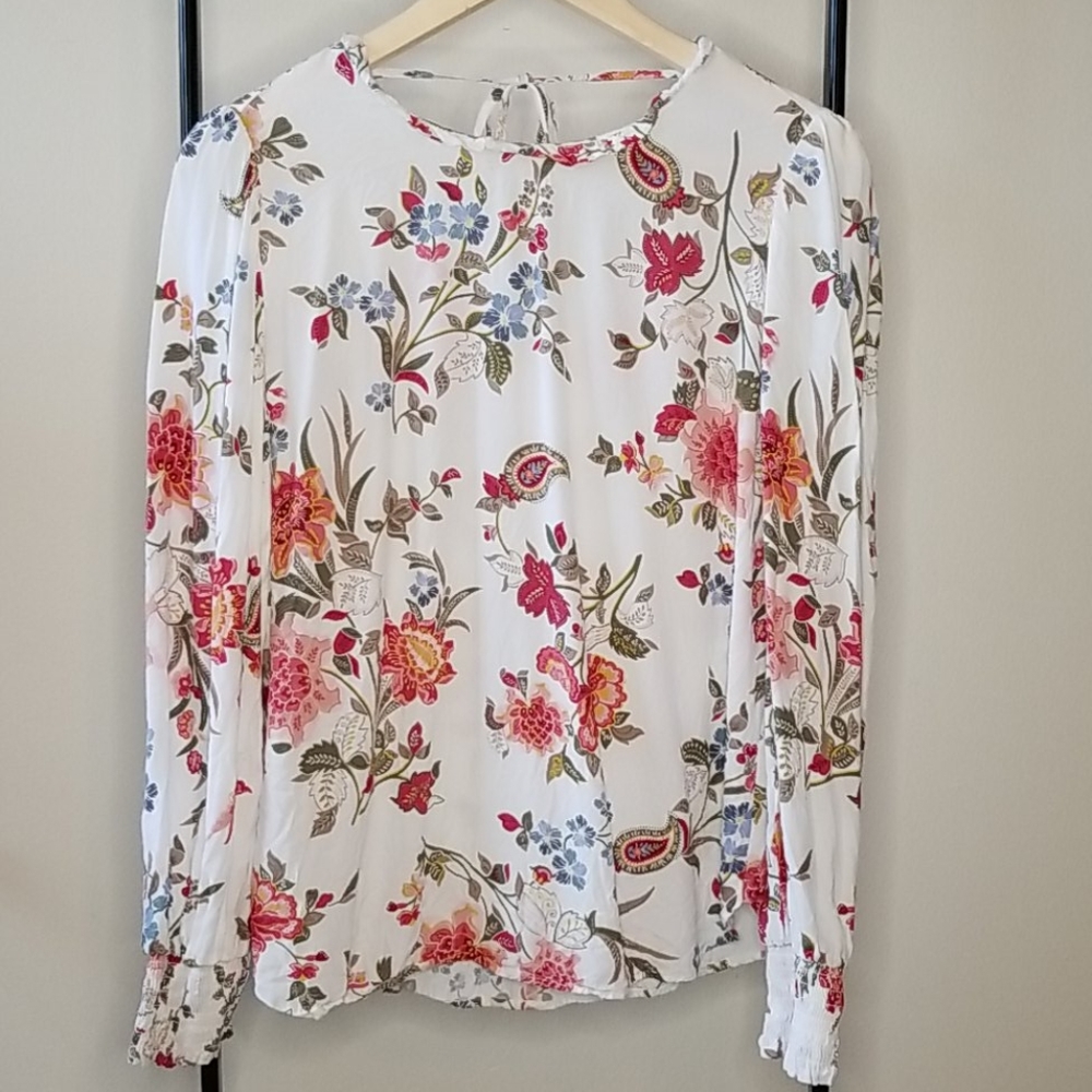 Loft floral blouse